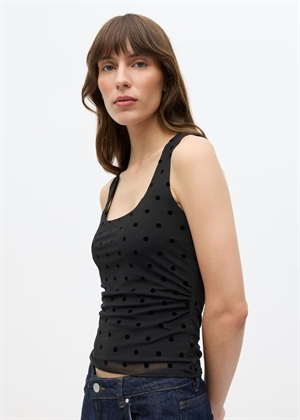 Enfreya sl top 7350 Black Polka Dot Envii